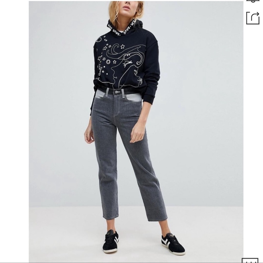 Wrangler x Peter Max Retro Straight Fit Jean Grey